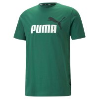 PUMA Herren T-Shirt - ESS+ Essentials 2 Col Logo Tee, Rundhals, Kurzarm, uni