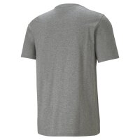 PUMA Herren T-Shirt - ESS+ Essentials 2 Col Logo Tee, Rundhals, Kurzarm, uni Grau S