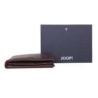 JOOP! Herren Geldbörse - Loreto Typhon Billfold mh9, Echt Leder, 9,5x12x2cm (HxBxT) Dunkelbraun