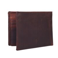 JOOP! Mens Wallet - Loreto Typhon Billfold mh9, genuine Leather, 9,5x12x2cm (HxWxD) Dark brown