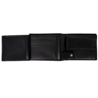 Strellson Herren Geldbörse, echtes Leder - Oxford Circus Billfold H7, 9,5x12x2,5cm (HxBxT) Schwarz