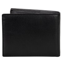 Strellson Mens Wallet, genuine Leather - Oxford Circus Billfold H7, 9,5x12x2,5cm (HxWxD) Black