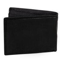 Strellson Herren Geldbörse, echtes Leder - Baker Street Billfold H7, 9,5x12,5x3cm (HxBxT) Schwarz