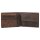 Strellson Herren Geldbörse, echtes Leder - Baker Street Billfold H7, 9,5x12,5x3cm (HxBxT) Braun