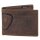 Strellson Mens Wallet, genuine Leather - Baker Street Billfold H7, 9,5x12,5x3cm (HxWxD) Brown