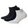 BJÖRN BORG Unisex Sneaker Socken - Basic Kurzsocken, Solid Essential, 3er Pack