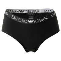 Emporio Armani Ladies Cheeky Pants - Cotton Stretch, Slip, 2-Pack Black/White XS (X-Small)