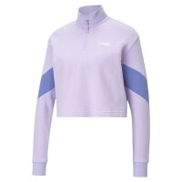 PUMA Ladies Sweatshirt - Rebel Half-Zip Crew TR, stand-up collar zip, long sleeve