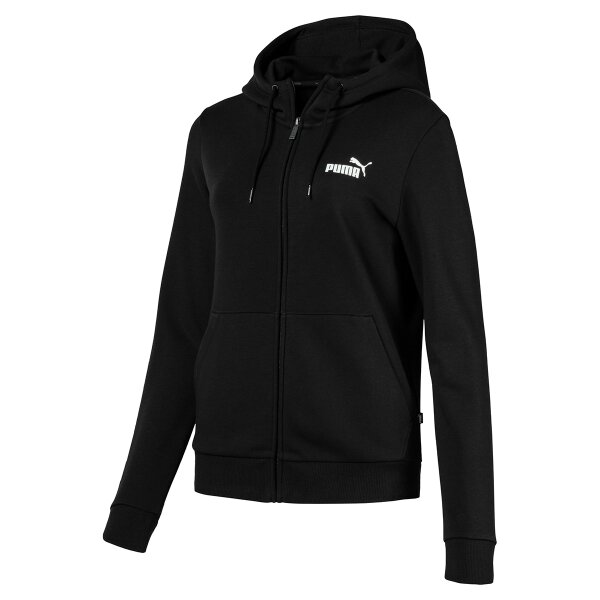 PUMA Damen ESS Hooded Jacket TR Jacke, Cotton Black, XXL