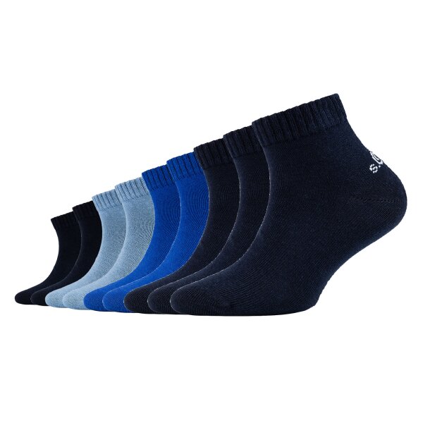 s.Oliver Kinder Socken, 9er Pack - Quarter, einfarbig
