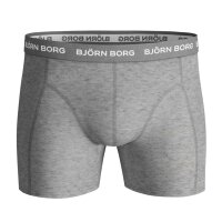 BJÖRN BORG Herren Boxershorts - Shorts, Cotton Stretch, Logobund, 12er Pack Blau/Grau/Schwarz S