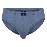 Götzburg Herren Briefs 5er Pack - Single Jersey, Unterwäsche Set, Cotton Stretch Blau/Grau XXL