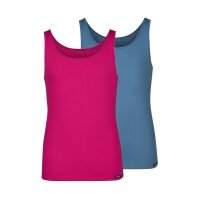 SKINY girls tank top, 2-pack - Girls, vest, cotton stretch, multipack
