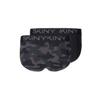 SKINY Mens briefs, 2-pack - Brasil Briefs, Cotton Multipack, Stretch, Camouflage