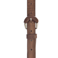 B.Belt Damen Gürtel - Ledergürtel Charleen, Echtleder, Handarbeit Braun 100 cm