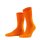 FALKE Unisex Sports Socks - Run, casual Socks, unicoloured Orange 37-38 (UK 4-5)