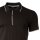 A|X ARMANI EXCHANGE Herren Poloshirt - Hidden Buttons, Cotton Stretch Schwarz L