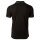 A|X ARMANI EXCHANGE Mens Polo Shirt - Hidden Buttons, Cotton Stretch Black L (Large)