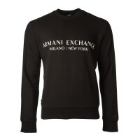 A|X ARMANI EXCHANGE Herren Sweatshirt - Pullover, Logo Schwarz S