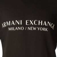 A|X ARMANI EXCHANGE Mens Sweatshirt - Pullover, Logo Black S (Small)