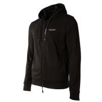A|X ARMANI EXCHANGE Mens Sweatshirt - Sweatshirt Jacket, Logo Black S (Small)