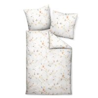 Janine Bed Linen 2 Pieces - maco Satin, mercerized Cotton, Print