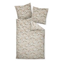 Janine Bed Linen 2 Pieces - maco Satin, mercerized Cotton, Print