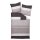 Janine Bed Linen 2 Pieces - maco Satin, mercerized Cotton, striped