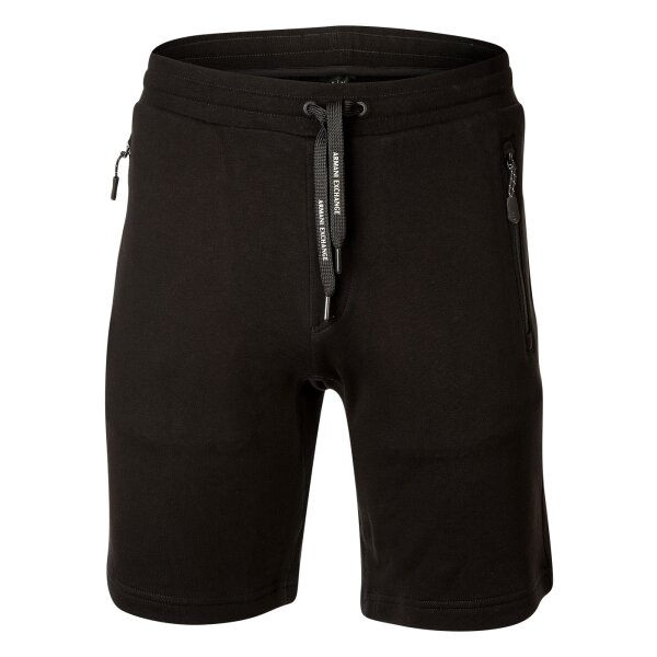 A|X ARMANI EXCHANGE Mens Sweatpants - Loungewear Pants, short Black S (Small)