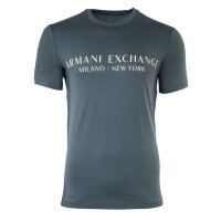 A|X ARMANI EXCHANGE Herren T-Shirt - Schriftzug, Rundhals, Cotton Stretch