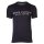 A|X ARMANI EXCHANGE Mens T-shirt - Script, Round Neck, Cotton Stretch Navy M (Medium)
