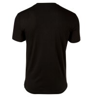 A|X ARMANI EXCHANGE Herren T-Shirt - Schriftzug, Rundhals, Cotton Stretch Schwarz L
