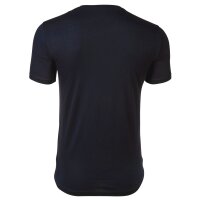 A|X ARMANI EXCHANGE Mens T-shirt - Script, Round Neck, Cotton Stretch Navy S (Small)