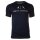 A|X ARMANI EXCHANGE Herren T-Shirt - Schriftzug, Rundhals, Cotton Stretch Marine M