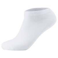 Camano Unisex Socken - Sneaker, einfarbig, 7er Pack Weiß 43-46