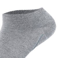Camano Unisex Socken - Sneaker, einfarbig, 7er Pack Grau 39-42