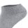 Camano Unisex Socken - Sneaker, einfarbig, 7er Pack Grau 39-42