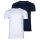 GANT Mens T-shirt, 2-pack - V-neck, V-neck, short-sleeved, cotton Navy/White S (Small)