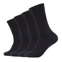 Camano Unisex Socken - Organic Cotton, einfarbig, 4er...