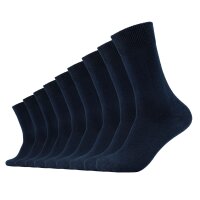 Camano Unisex Socken - Comfort Socks, einfarbig, 9er Pack