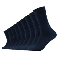 Camano Unisex Socken - Comfort Socks, einfarbig, 9er Pack...