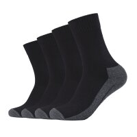 Camano Unisex Socken - Pro Tex Function, einfarbig, 4er Pack