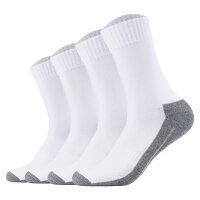 Camano unisex socks - Pro Tex Function, single-coloured, pack of 4 White 39-42 (UK 6-8)