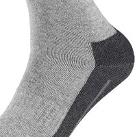 Camano unisex socks - Pro Tex Function, single-coloured, pack of 4 Grey 47-49 (UK 12-15)