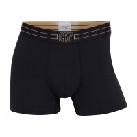 CR7 Herren Boxer Shorts, 5er Pack - Trunks, Organic Cotton Stretch Schwarz/Gold XL