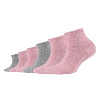 Camano Kinder Socken - Quarter, einfarbig, 7er Pack