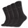 Camano unisex socks - Soft Socks, single-coloured, pack of 4 Anthracite 47-49 (UK 12-15)