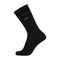CR7 Mens Socks, 10 Pack - short Socks, Cotton Mix, plain Colours, One Size Black 40-46 (UK 6,5-11,5)