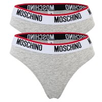 MOSCHINO Women Hipsters 2 Pack - Briefs, Underpants, Cotton Stretch, uni