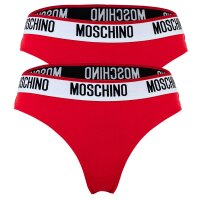 MOSCHINO Women Hipsters 2 Pack - Briefs, Underpants, Cotton Stretch, uni